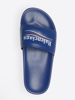 Balenciaga Blue Slide Sandal Men’s 10
